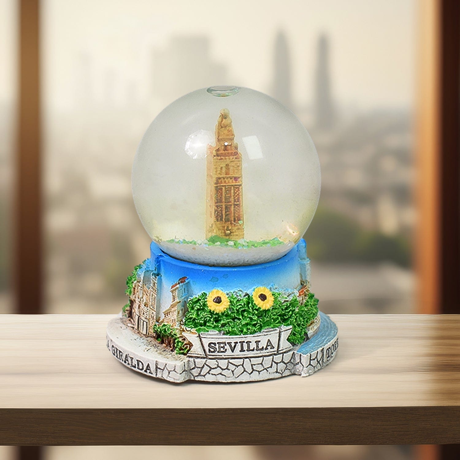 Charming Desk Snow Globe Souvenir Decoration - Perfect Gift for All Occasions