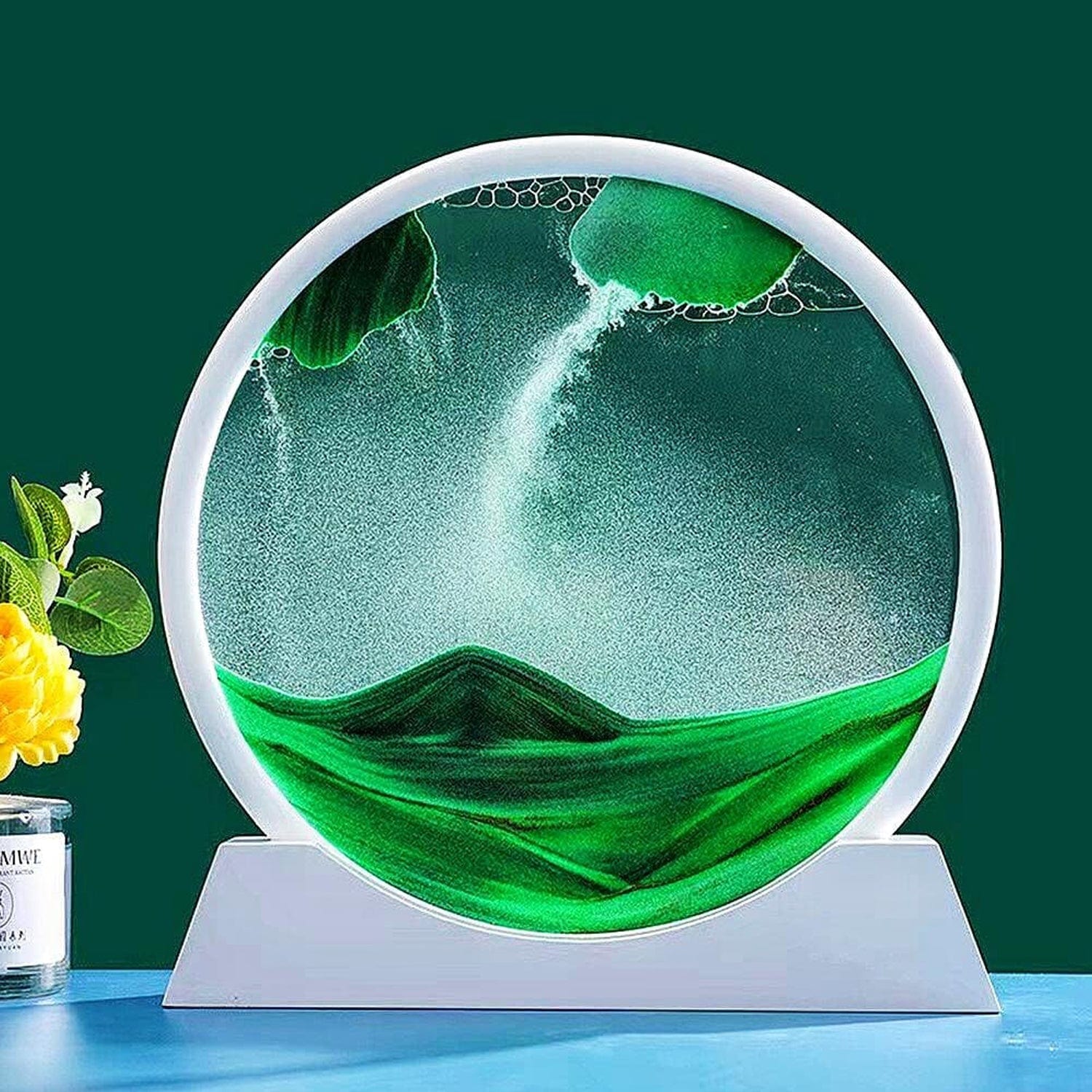 Dynamic 3D Moving Sand Art Picture Decor - Deep Sea Sandscape Relaxation Frame