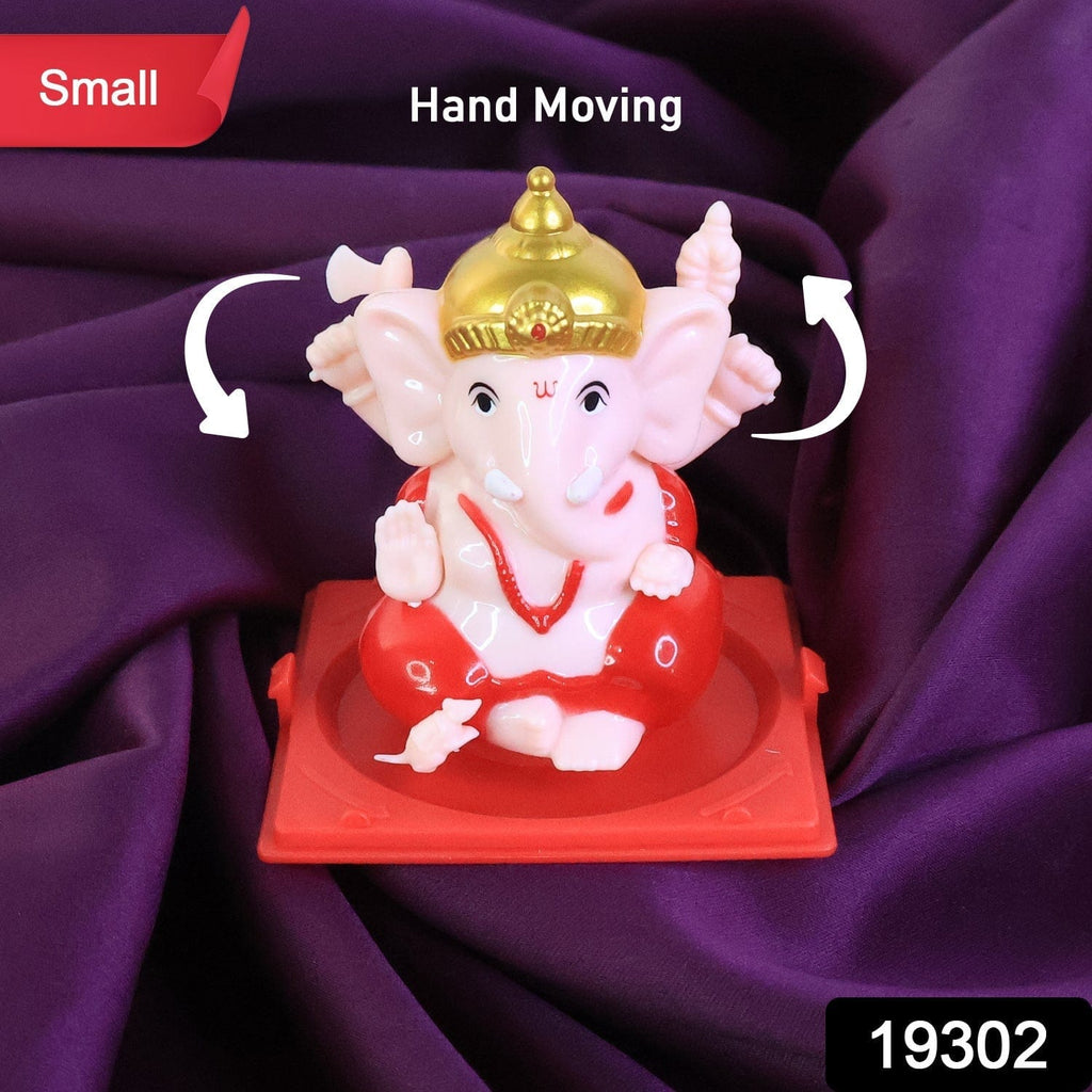 Exquisite Small Lord Ganesh Idol in Clear Display Case for Home Decor
