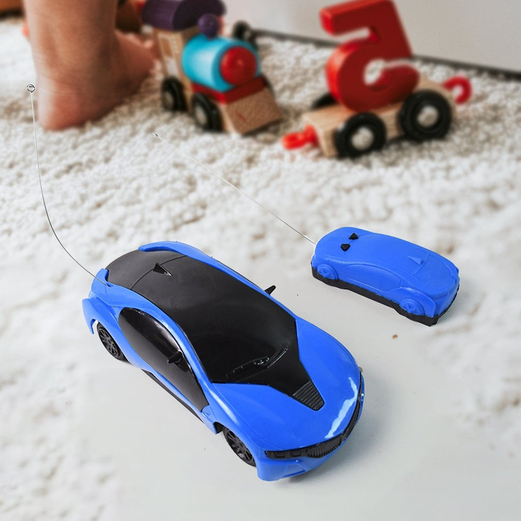 Kids Remote Control Fast Racing Car with 3D LED Lights & Two-Direction Movement