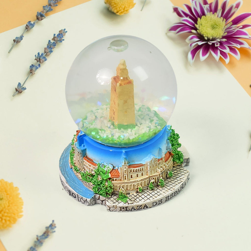 Charming Desk Snow Globe Souvenir Decoration - Perfect Gift for All Occasions