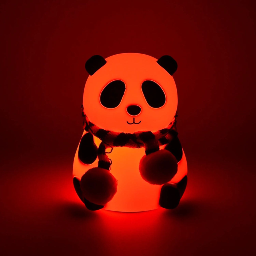 Adorable Panda 7-Color LED Silicone Touch Night Light Lamp for Kids Sleep