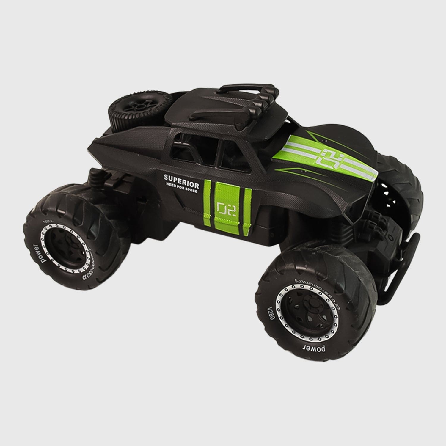 Electroplay High-Speed RC Monster Truck Toy: Off-Road Remote Control Racing Car with Oversized Tires
