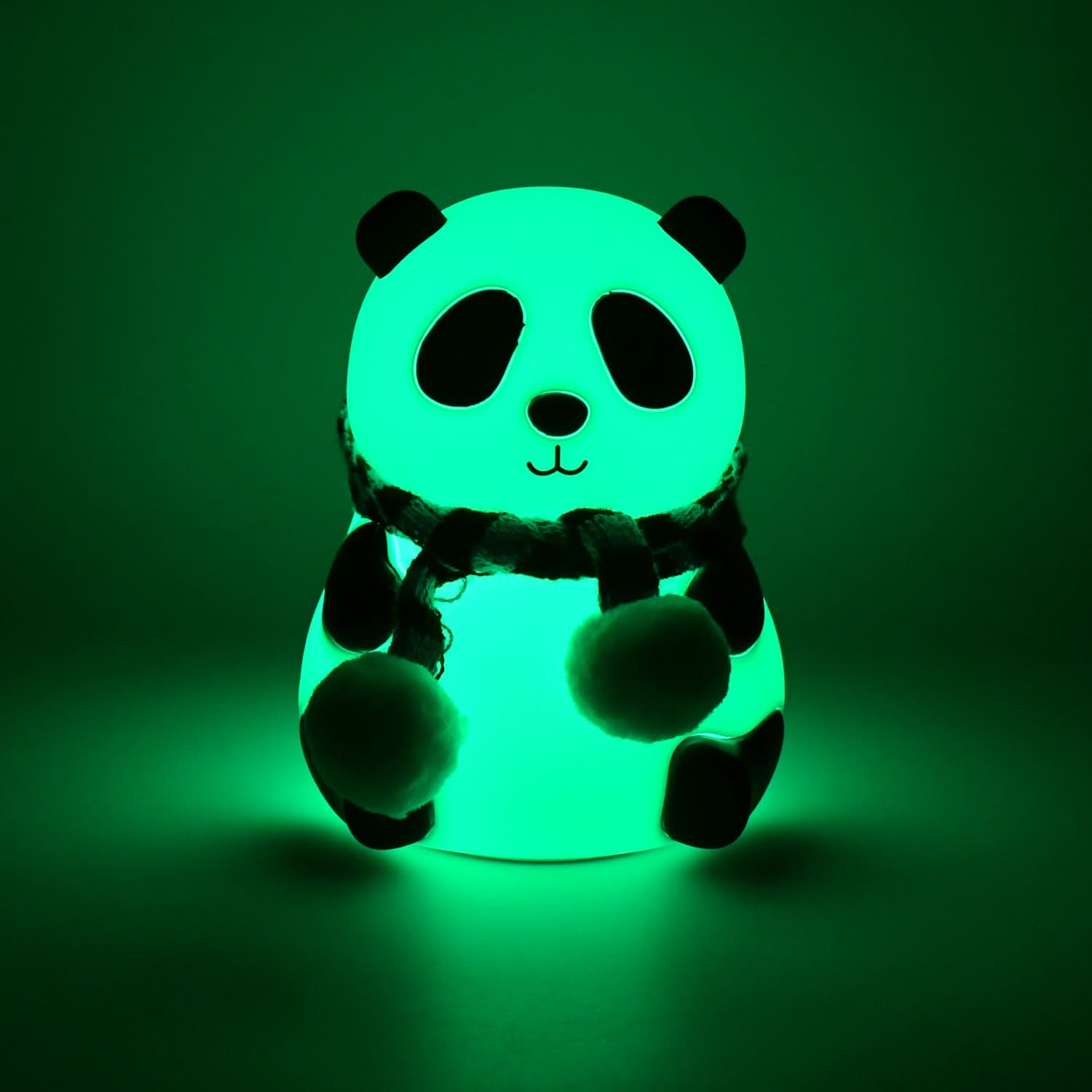 Adorable Panda 7-Color LED Silicone Touch Night Light Lamp for Kids Sleep