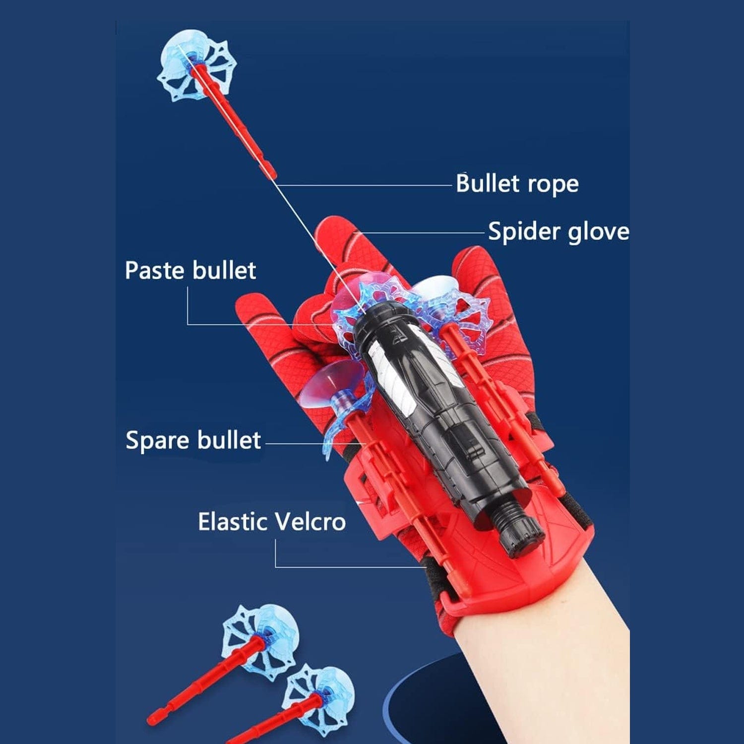 Dynamic Web Shooter Wrist Launcher for Kids: Ultimate Superhero Role-Play Fun Toy