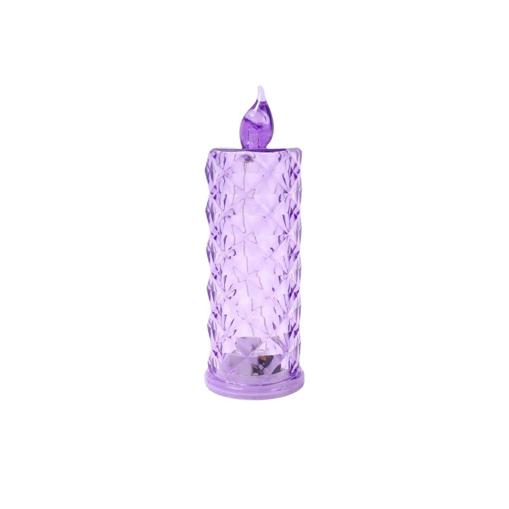 Sparkling LED Crystal Glitter Swirling Battery Operated Home Decor Candle