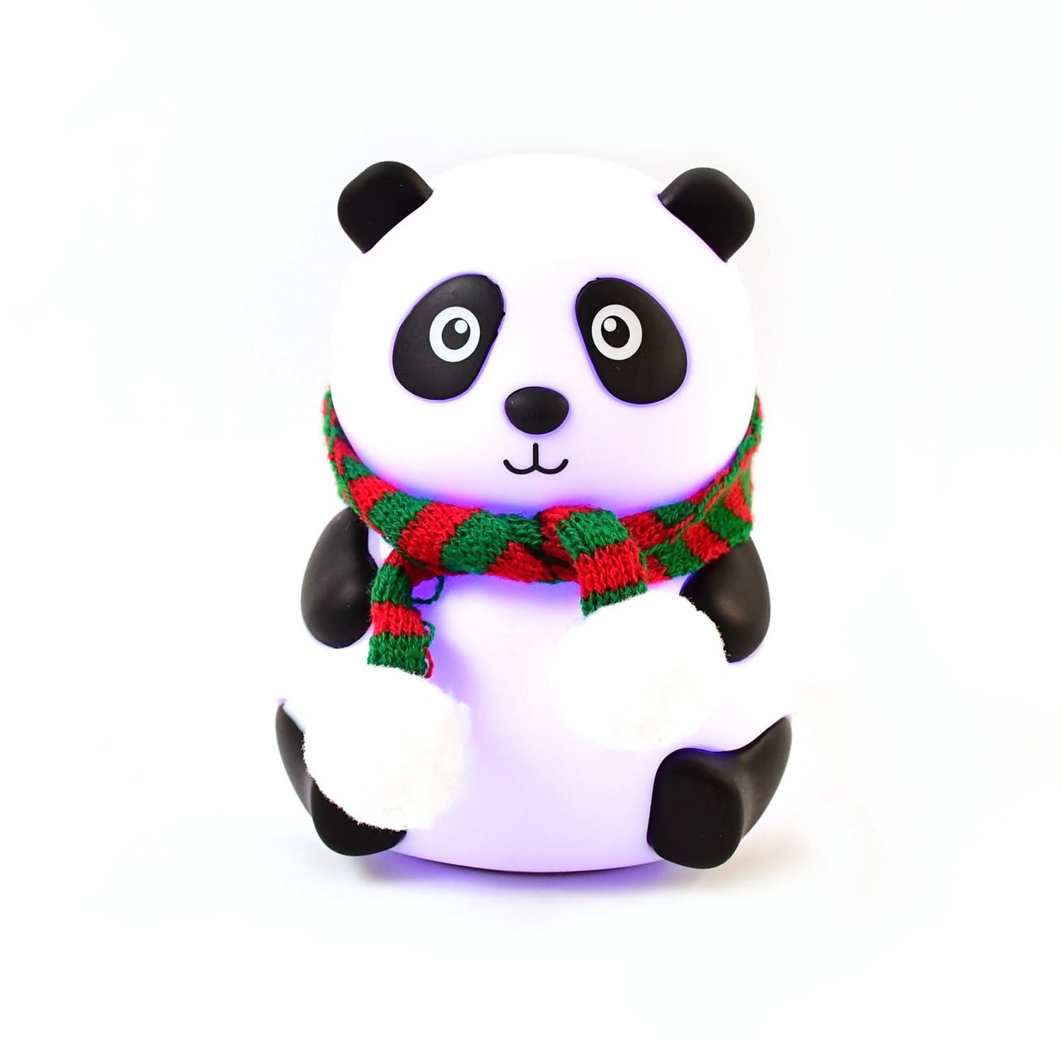 Adorable Panda 7-Color LED Silicone Touch Night Light Lamp for Kids Sleep