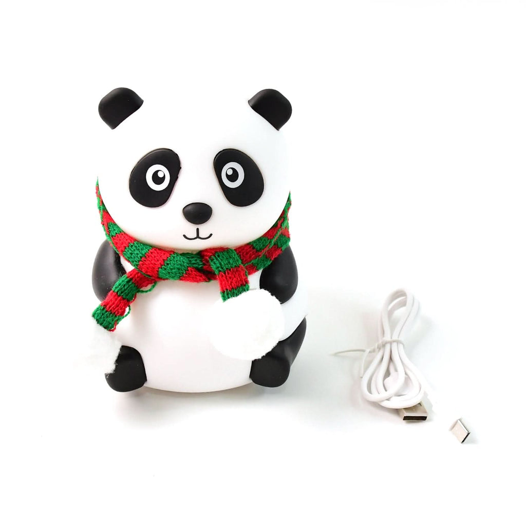 Adorable Panda 7-Color LED Silicone Touch Night Light Lamp for Kids Sleep