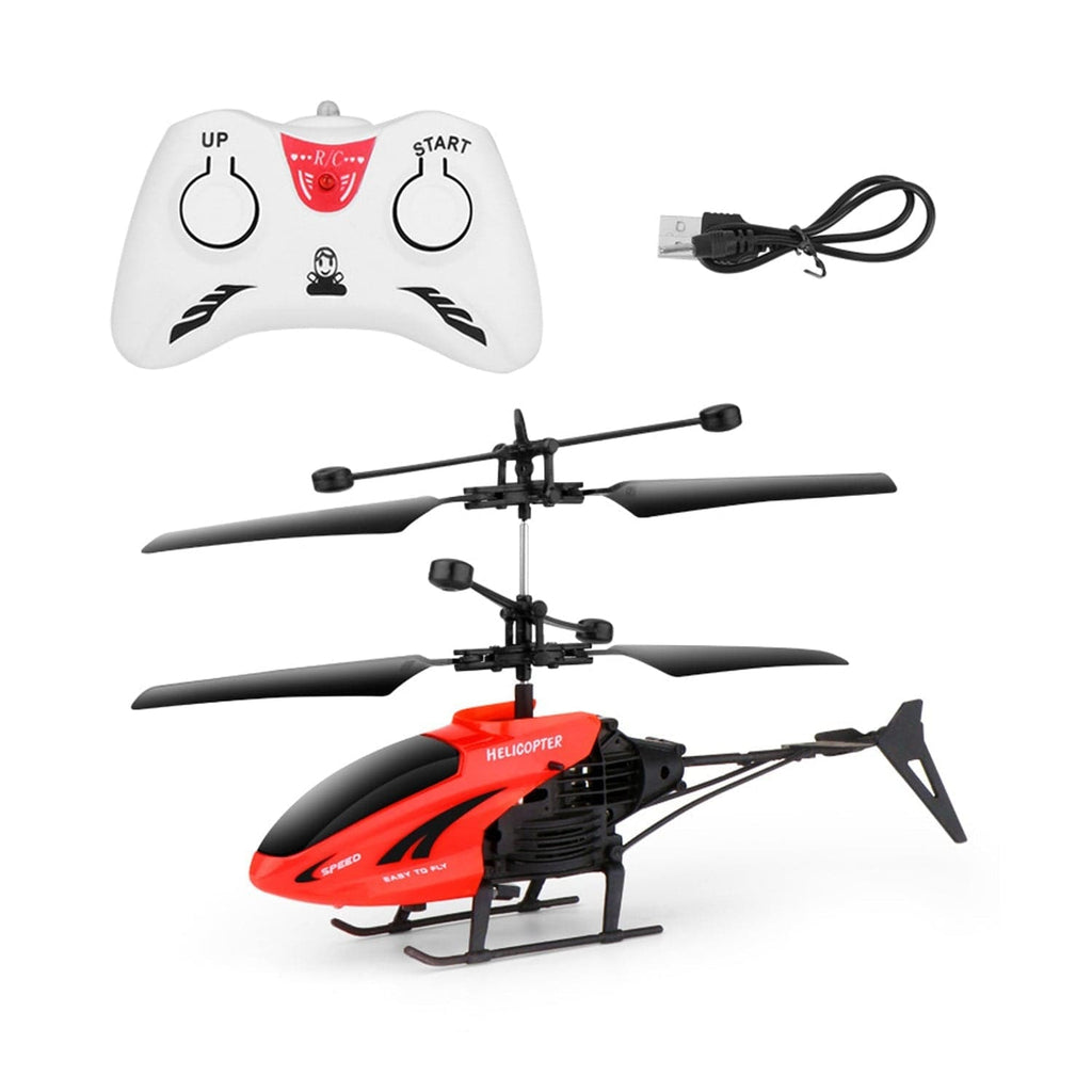 Fun RC Helicopter Toy, USB Rechargeable, Kids' Indoor Outdoor Flight