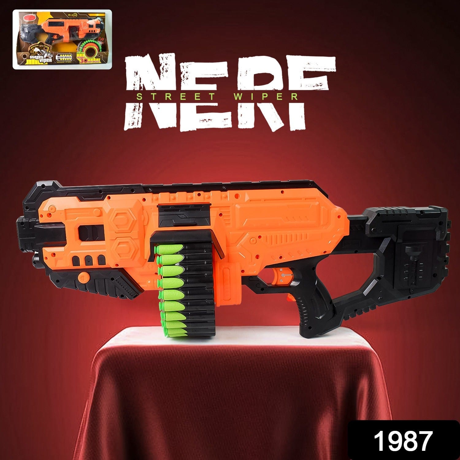 Street Viper Toy Blaster: 30 Soft Foam Bullets for Exciting Fun