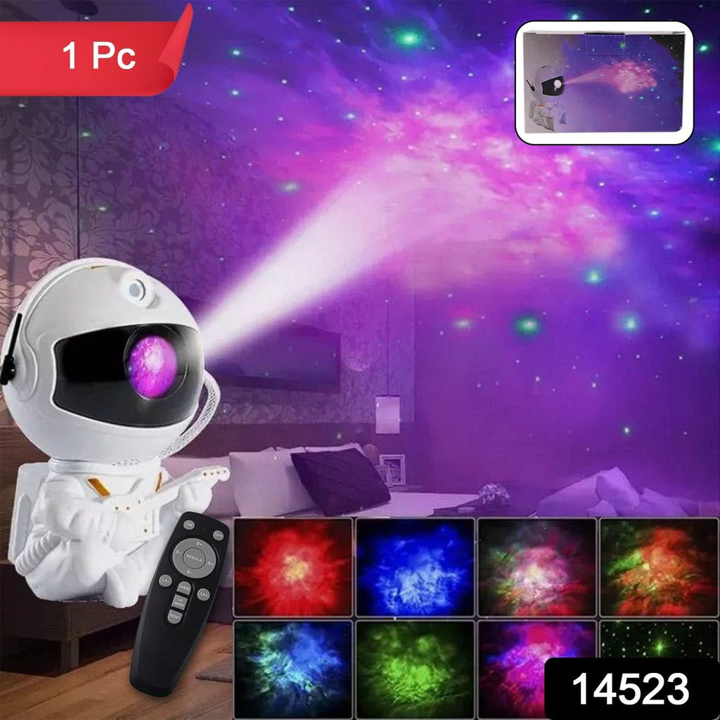 Premium Astronaut Galaxy Star Projector Night Light Remote Control