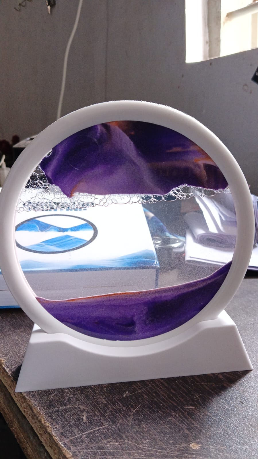 Dynamic 3D Moving Sand Art Picture Decor - Deep Sea Sandscape Relaxation Frame