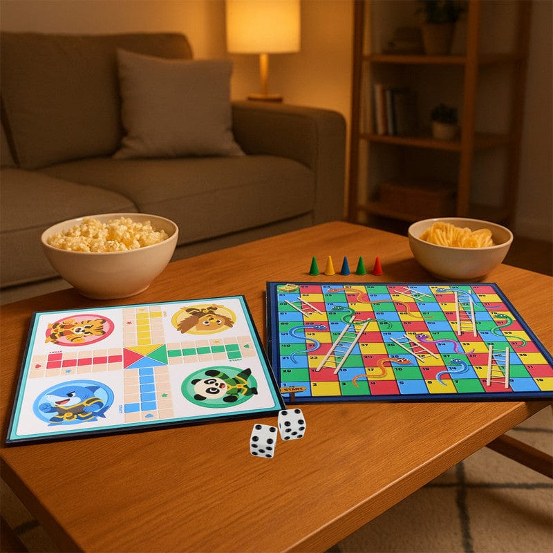 Funskool 2-in-1 Ludo Snakes Ladders Classic Family Board Game