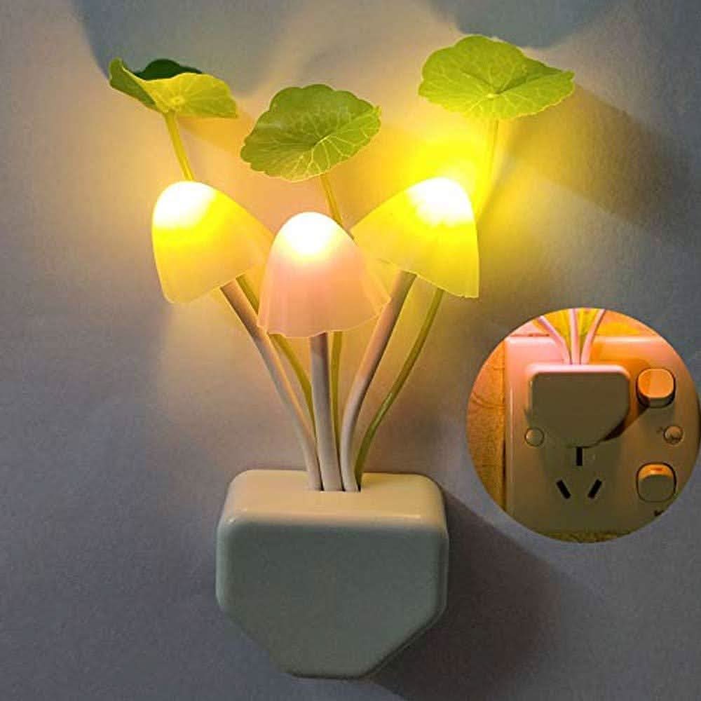 Whimsical LED Mushroom Night Light with Automatic Sensor for Cozy Ambiance