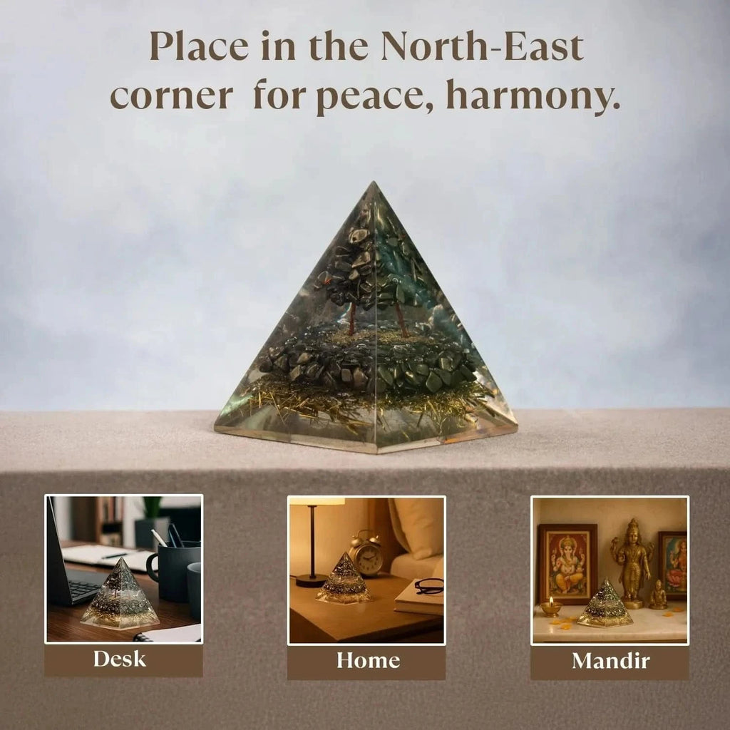 Pyrite Money Magnet Pyramid