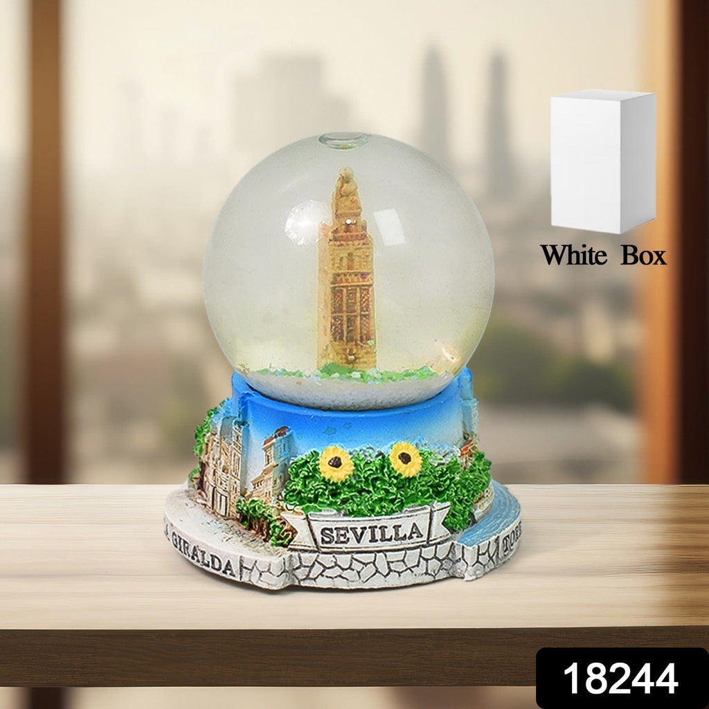 Charming Desk Snow Globe Souvenir Decoration - Perfect Gift for All Occasions