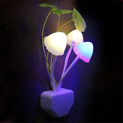 Whimsical LED Mushroom Night Light with Automatic Sensor for Cozy Ambiance