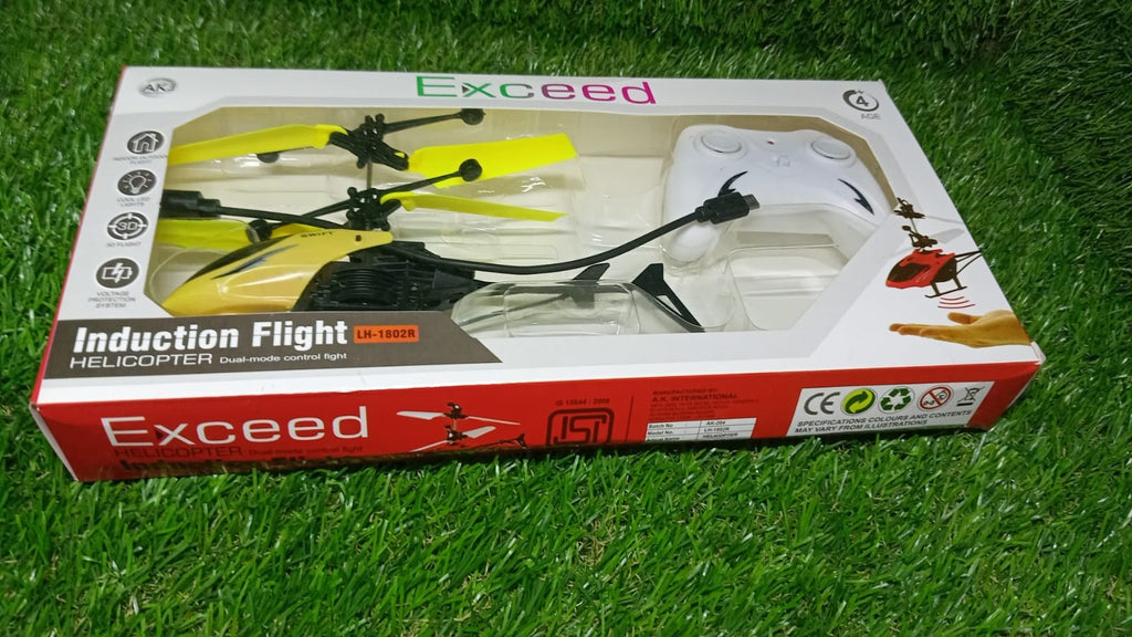 Fun RC Helicopter Toy, USB Rechargeable, Kids' Indoor Outdoor Flight
