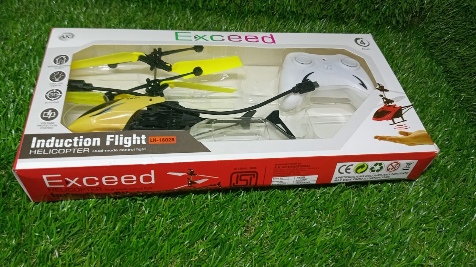 Fun RC Helicopter Toy, USB Rechargeable, Kids' Indoor Outdoor Flight