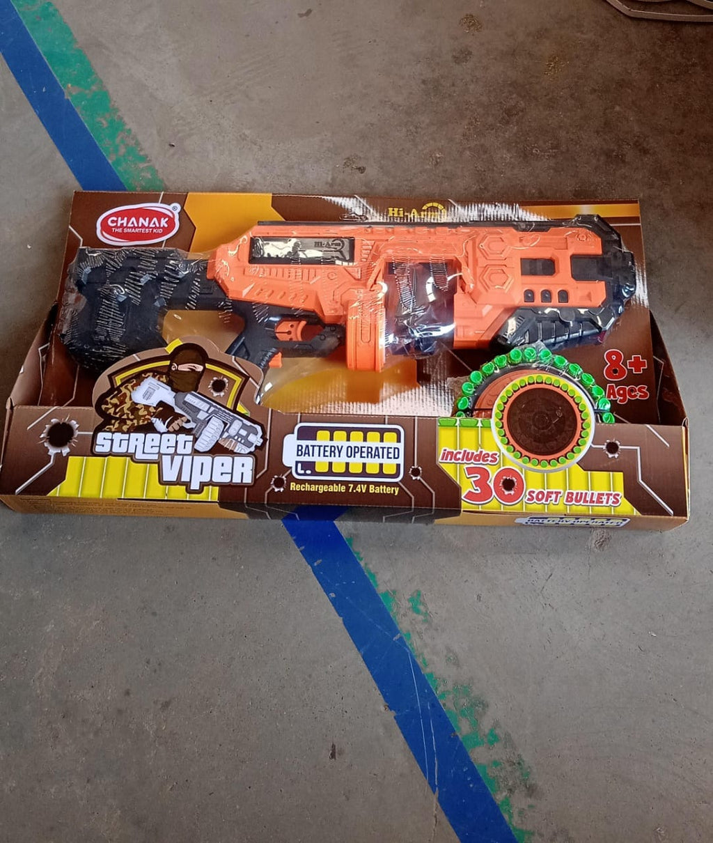 Street Viper Toy Blaster: 30 Soft Foam Bullets for Exciting Fun