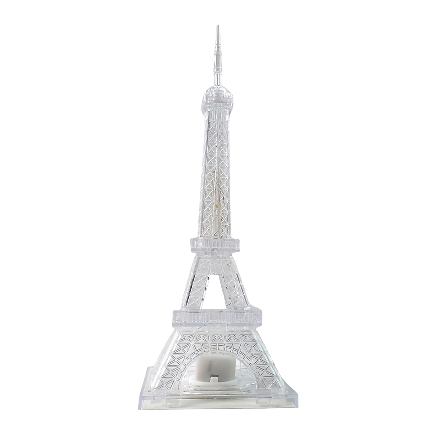 Sparkling Crystal Eiffel Tower LED Night Light - Multicolor Decorative Home Lamp Gift