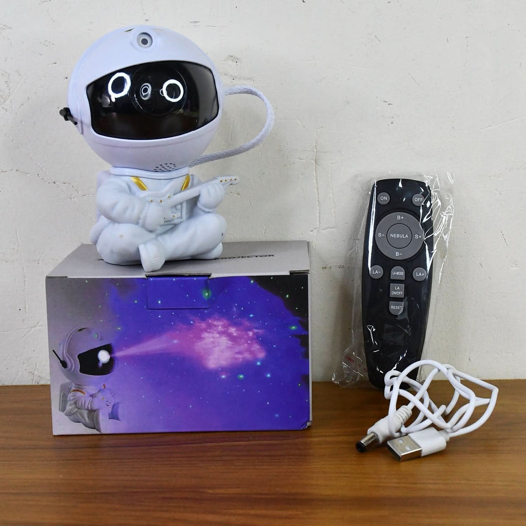 Premium Astronaut Galaxy Star Projector Night Light Remote Control