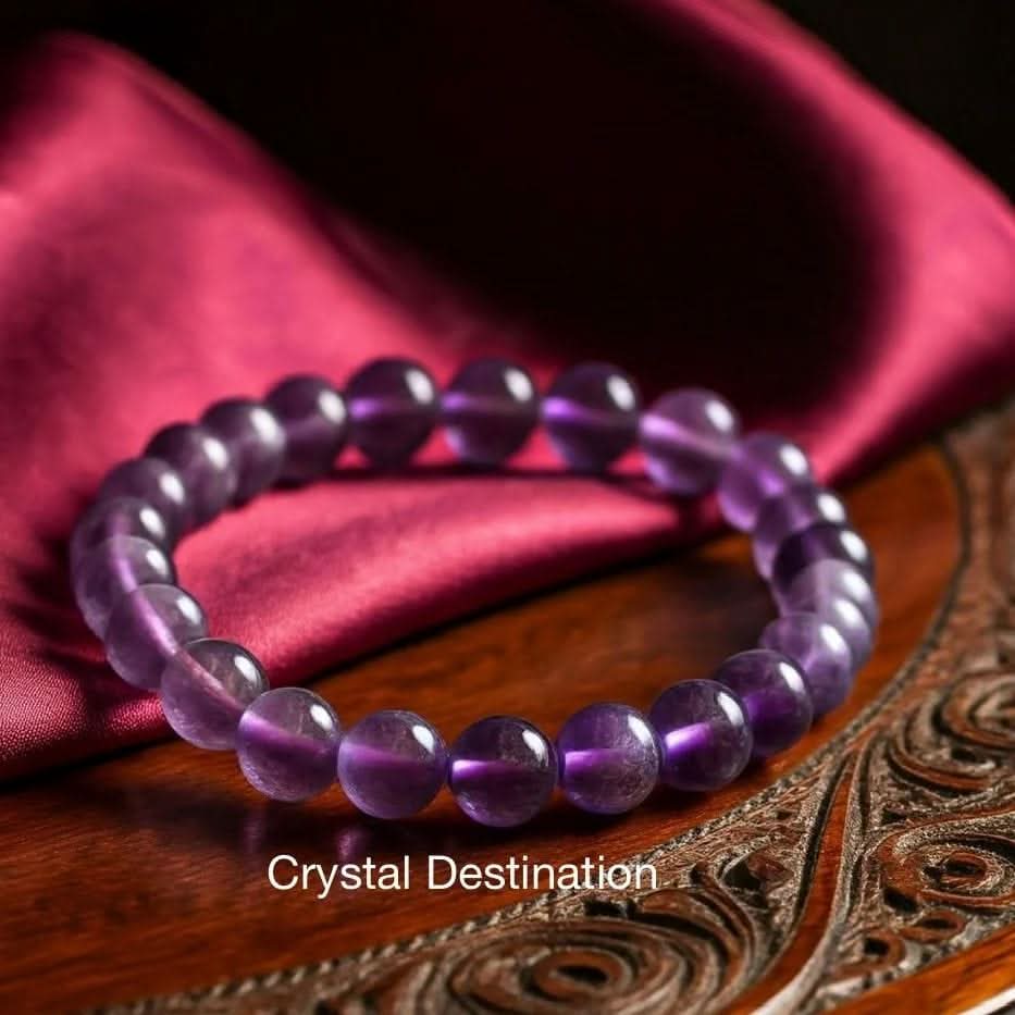 Purple Amethyst Gemstone Bracelet