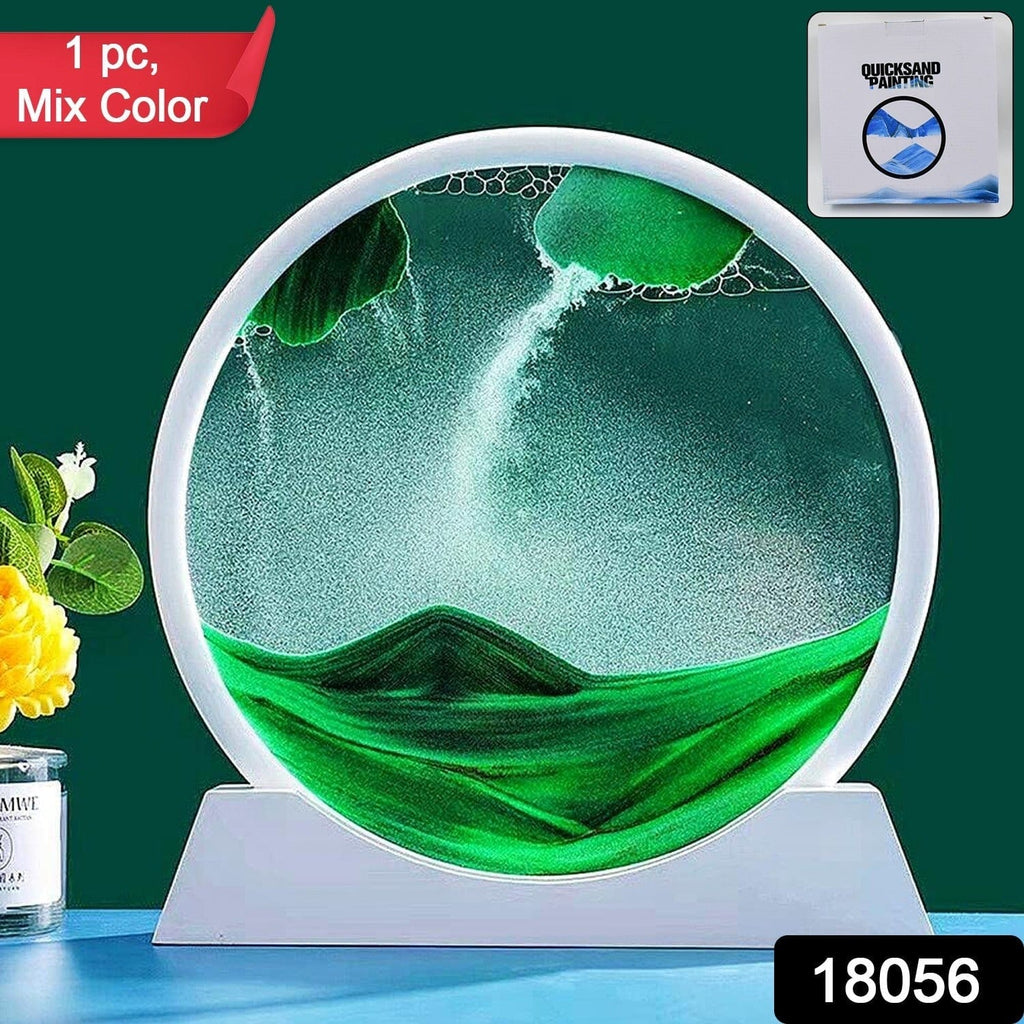 Dynamic 3D Moving Sand Art Picture Decor - Deep Sea Sandscape Relaxation Frame